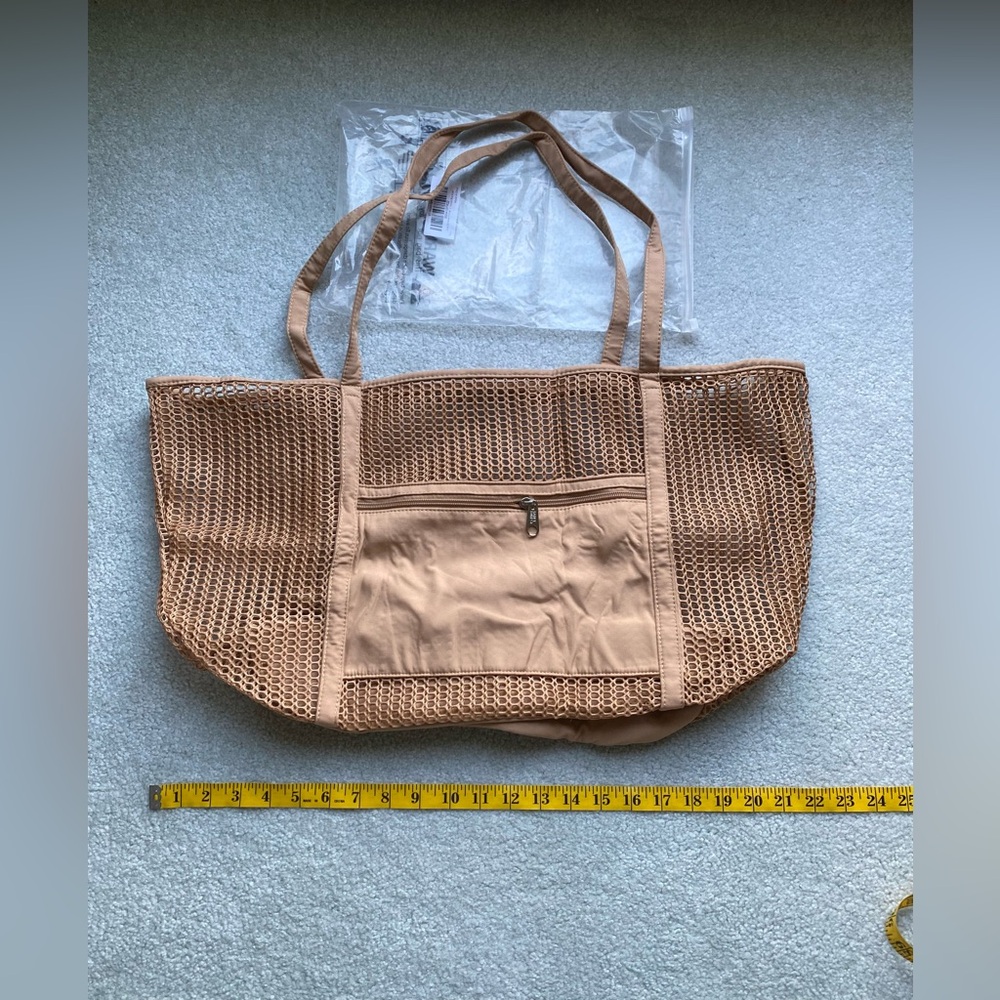 3 for $15 (add in bundle) Kalidi Grocery Bag BeachNylon Mesh Tote Bag Khaki